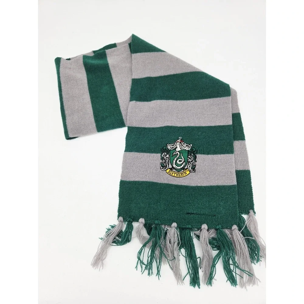 Harry Potter Slytherin Knit Soft Warm Winter Costume Scarf Gift Med